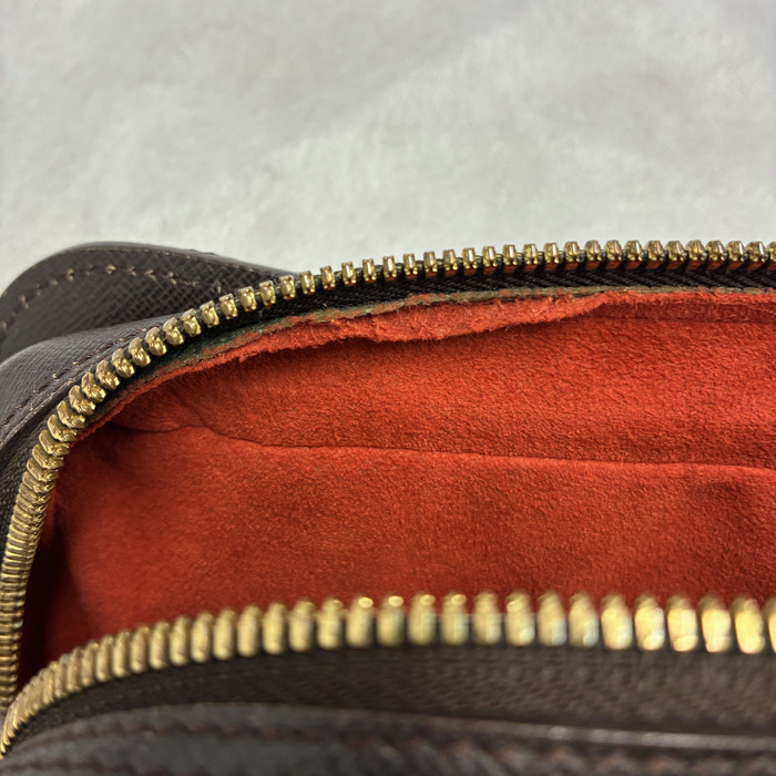 ルイヴィトン LOUIS VUITTON バッグ 中古 ダミエ エベヌ トリアナ ハンドバッグ N51155 小さめ_12