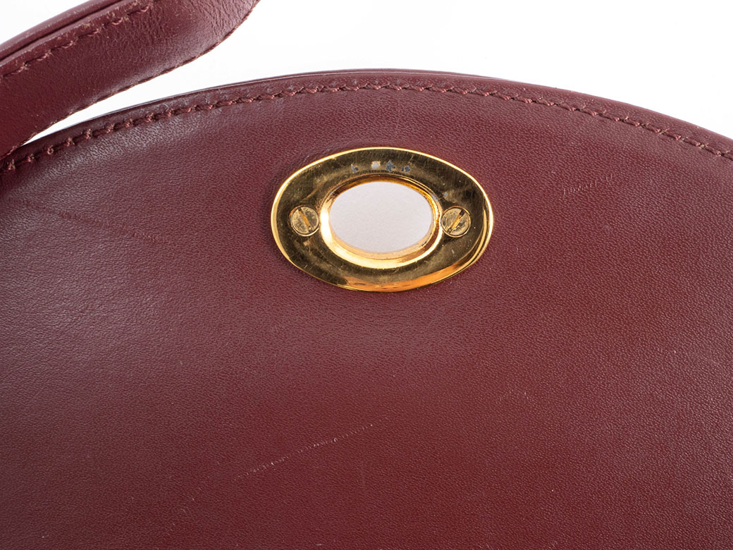 カルティエ マストライン フラップショルダー ショルダーバッグ レザー