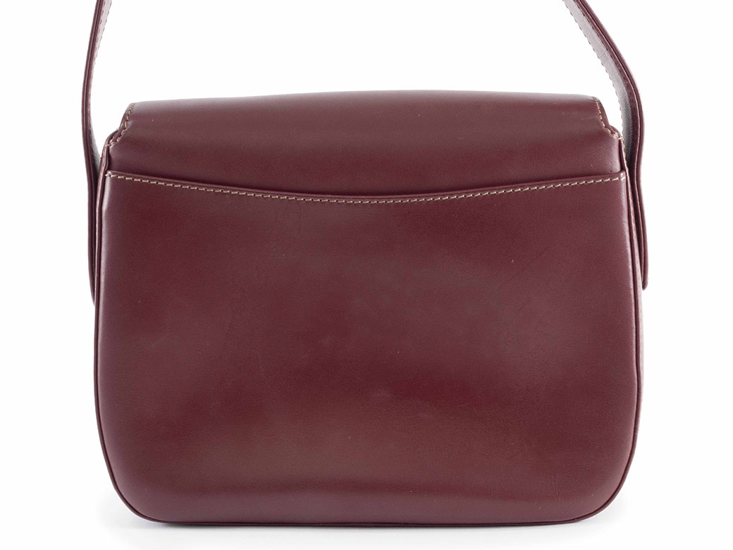 カルティエ マストライン フラップショルダー ショルダーバッグ レザー