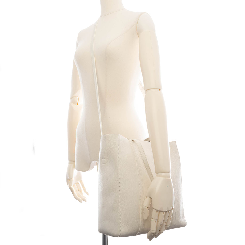 バレンシアガ エブリデイ トートバッグ 551810 レザー ホワイト