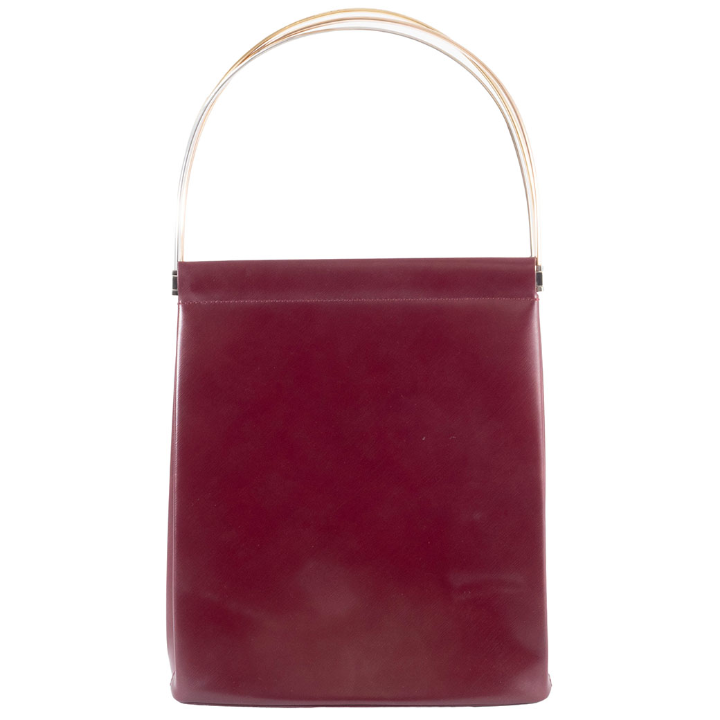 Cartier（カルティエ） トリニティ ハンドバッグ レザー ボルドー