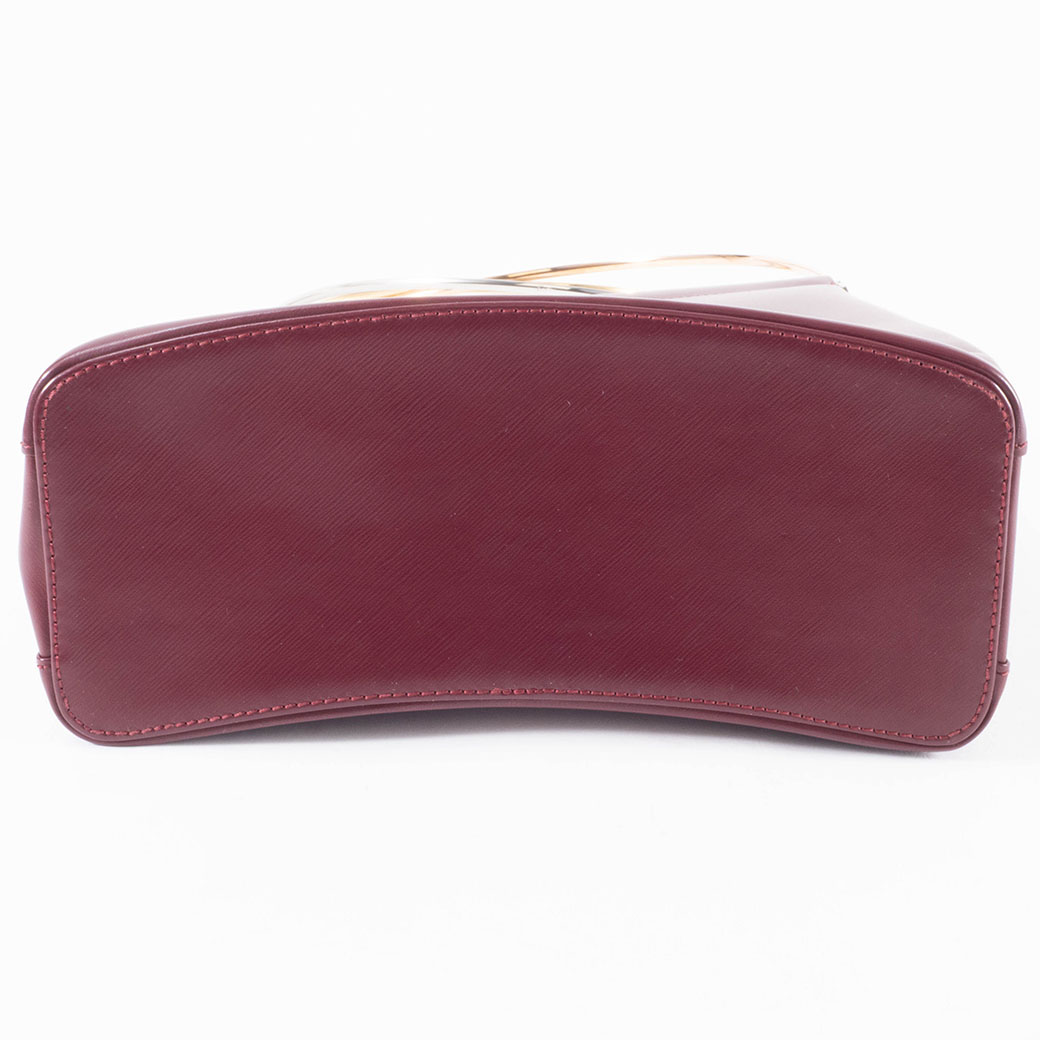 Cartier（カルティエ） トリニティ ハンドバッグ レザー ボルドー