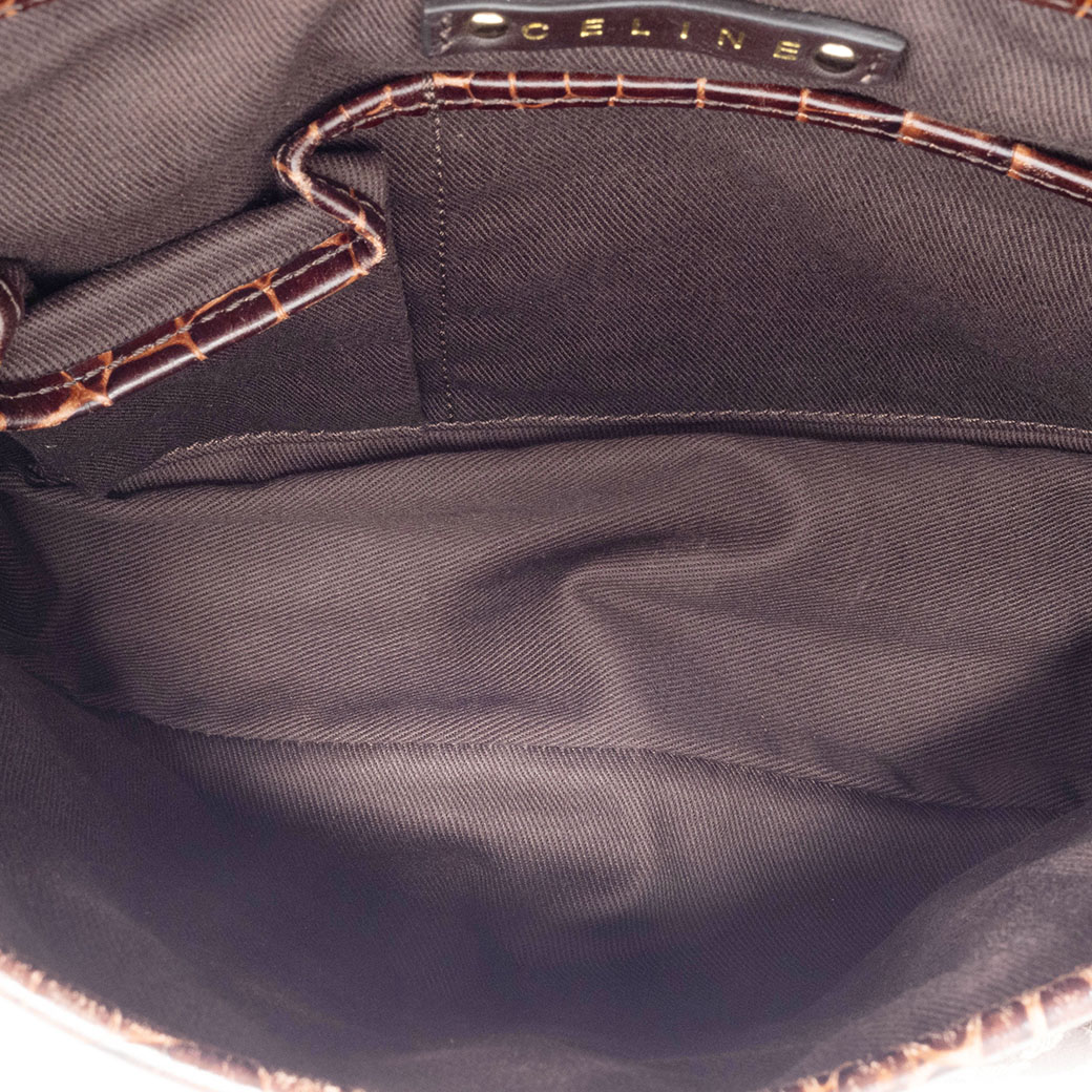 CELINE（セリーヌ） バッグ 中古 ショルダーバッグ キャンバス レザー