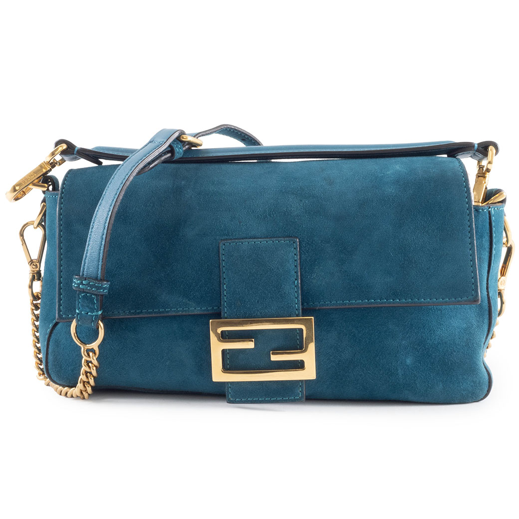 FENDI】 マンマバゲットバッグ スエード ショルダー FENDI（フェンディ 