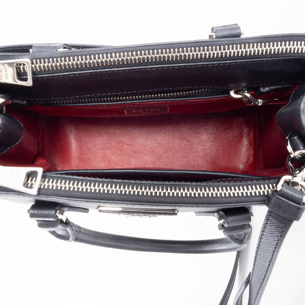 良品 PRADA プラダ ガレリア サフィアーノレザー スモールバッグ 2WAY ショルダーバッグ 1BA896 ライトピンク CIPRIA レディース 古着 中古 USED 関税負担なし☆PRADA ガレリアサフィアーノレザースモールバッグ