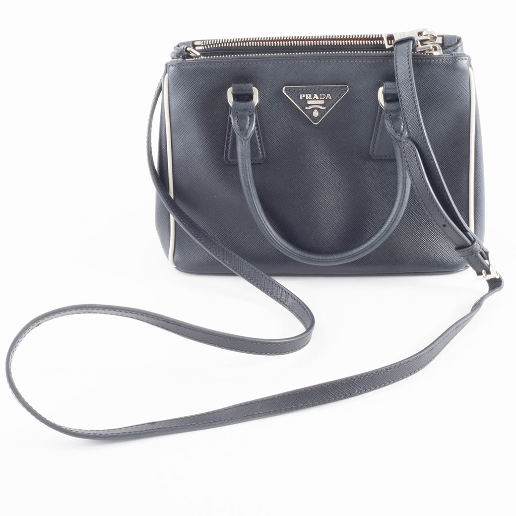 良品 PRADA プラダ ガレリア サフィアーノレザー スモールバッグ 2WAY ショルダーバッグ 1BA896 ライトピンク CIPRIA レディース 古着 中古 USED GALLERIA（PRADA） プラダ バッグ 中古 2way ショルダーバッグ