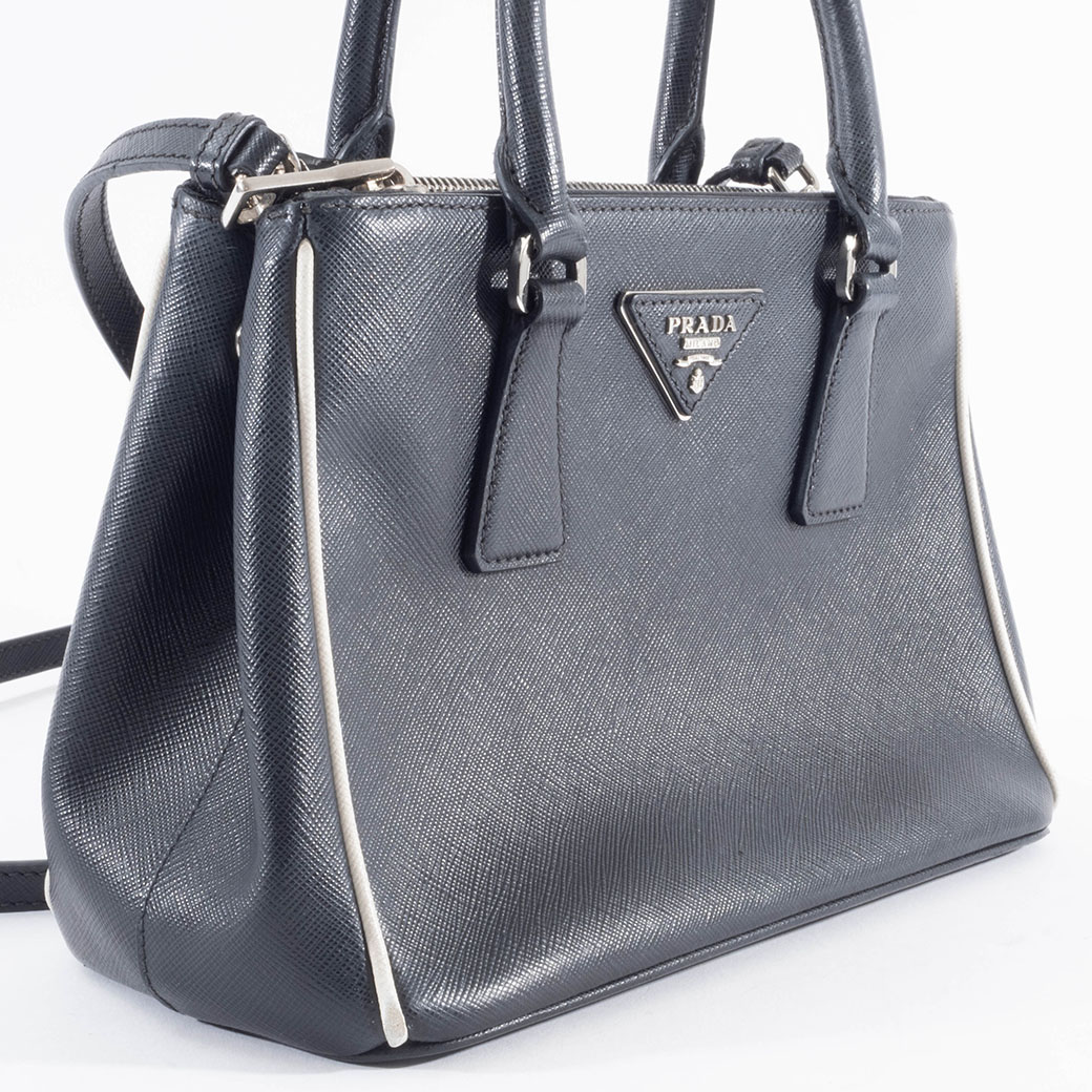 良品 PRADA プラダ ガレリア サフィアーノレザー スモールバッグ 2WAY ショルダーバッグ 1BA896 ライトピンク CIPRIA レディース 古着 中古 USED 関税負担なし☆PRADA ガレリアサフィアーノレザースモールバッグ