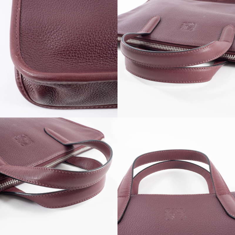 ロエベ トレド アナグラム ブリーフケース ビジネスバッグ レザー