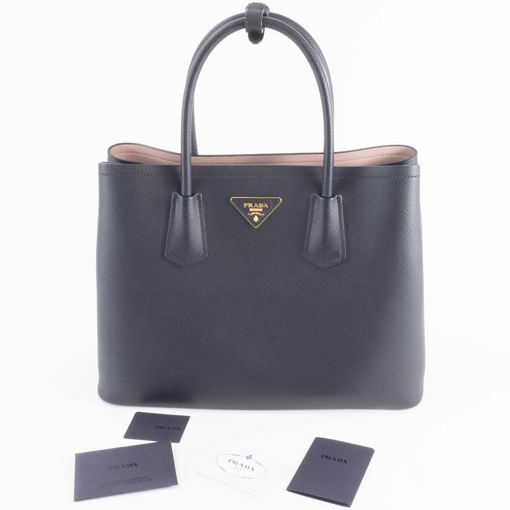 SAFFIANO（PRADA） プラダ バッグ 中古 ダブル サフィアーノ 