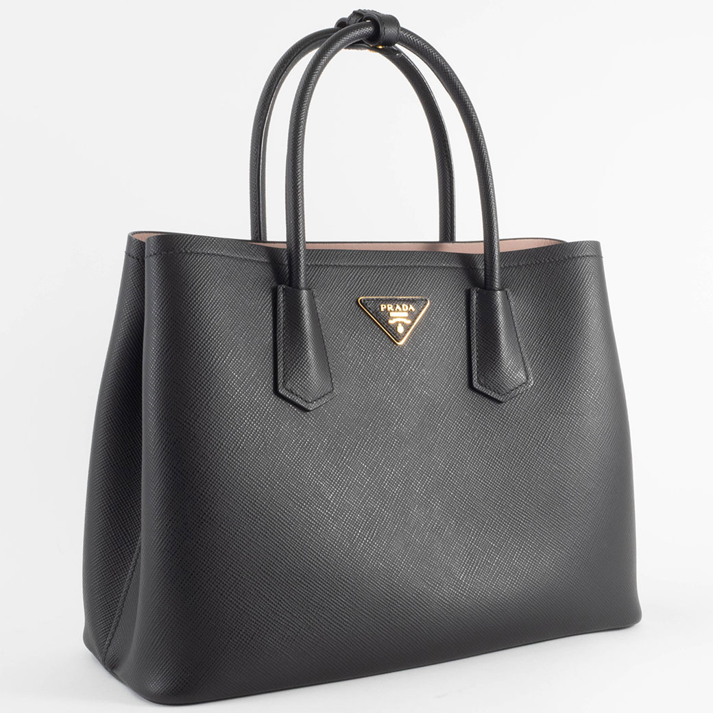 SAFFIANO（PRADA） プラダ バッグ 中古 ダブル サフィアーノ 