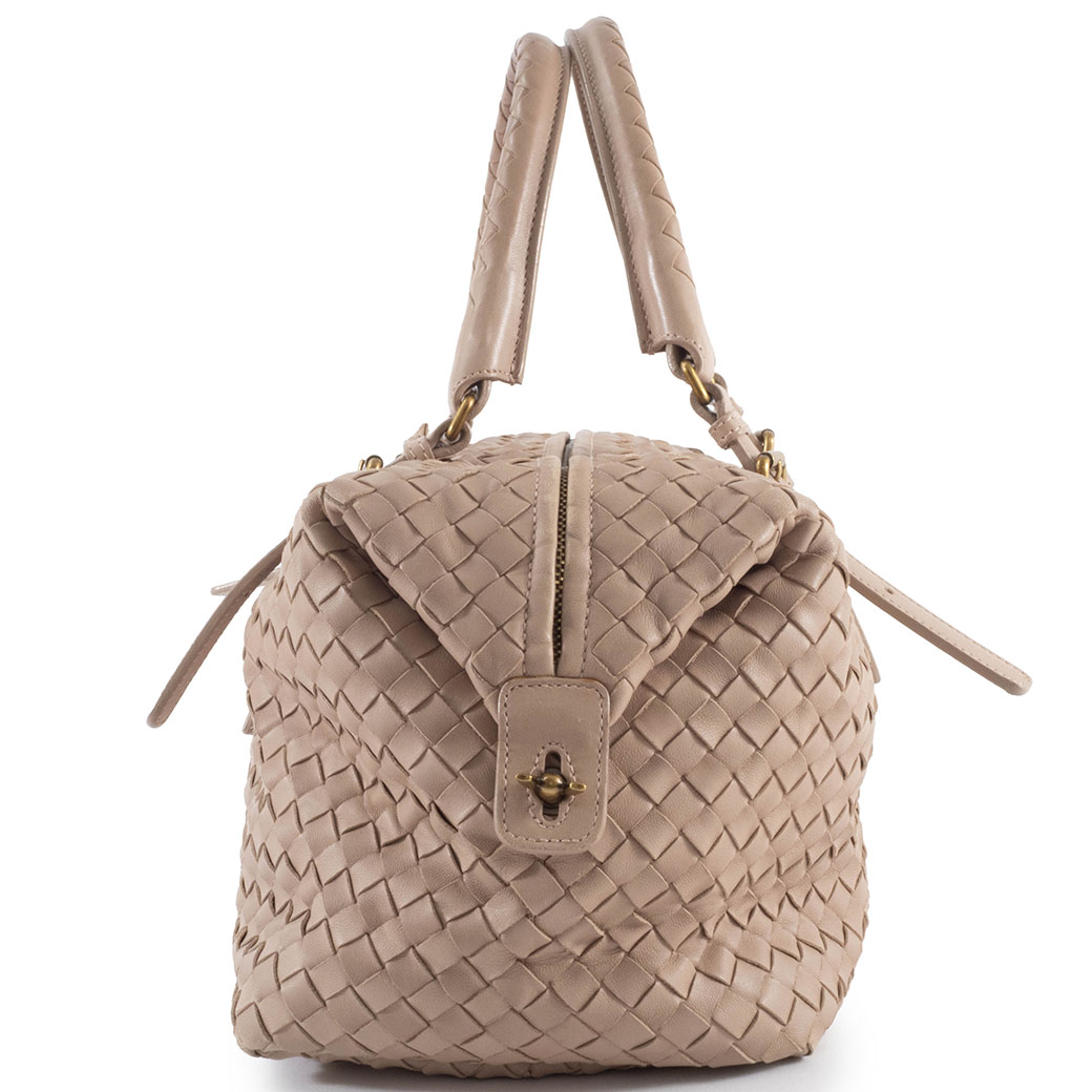 ボッテガヴェネタ イントレチャート ハンドバッグ ミニボストン イタリア製 BOTTEGA VENETA（ボッテガ・ヴェネタ） イントレチャート ミニボストン