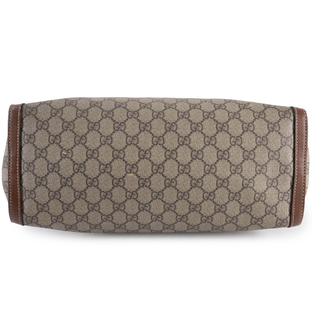 オールドグッチ　GGスプリーム　ショルダーバッグ　インターロッキング　ベージュ グッチ GUCCI ショルダーバッグ GGスプリーム インターロッキングG