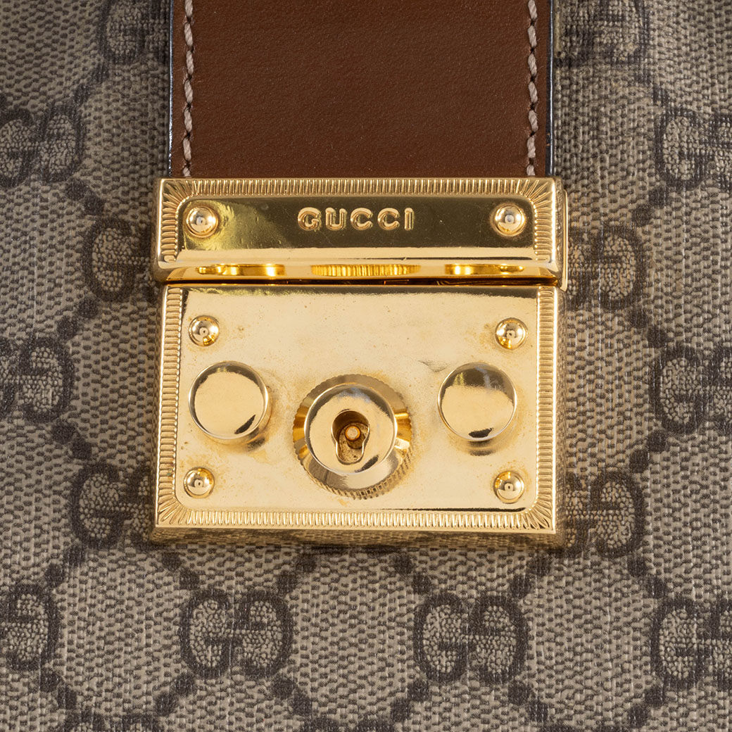 Padlock グッチ バッグ ショルダー 中古 レディース パドロック GG