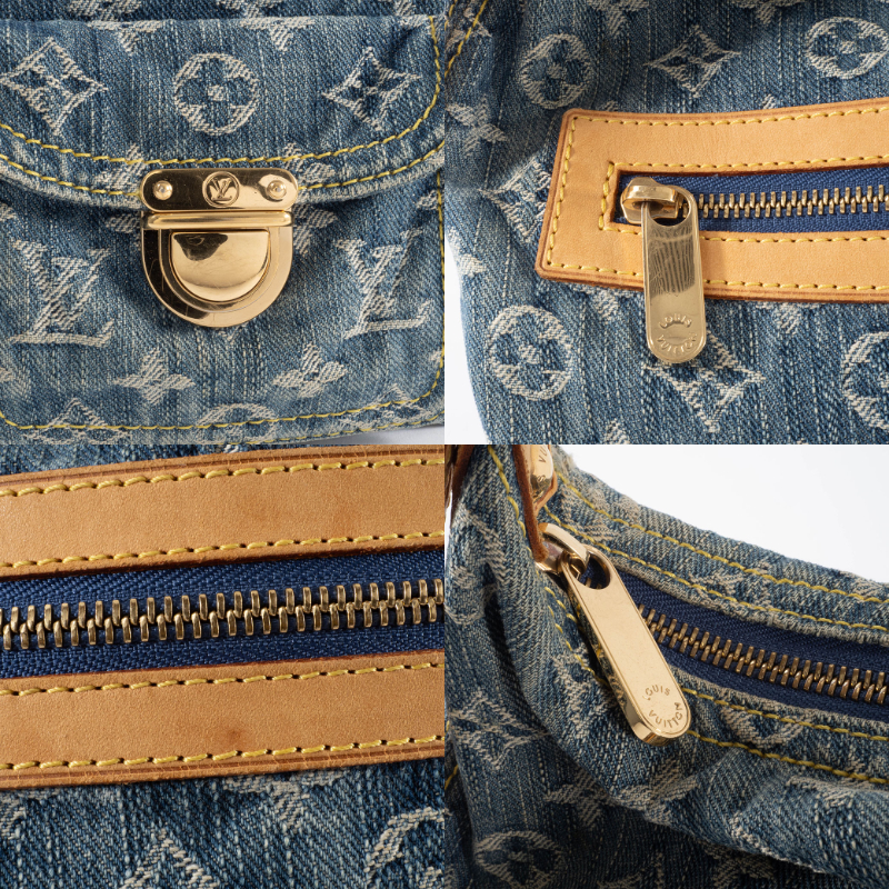 中古 ルイ ヴィトン LOUIS VUITTON M95048 FL1015 レディース ショルダーバッグ モノグラムデニム ブルー デニム LOUIS VUITTON（ルイ・ヴィトン） バギー GM 斜め掛け ショルダー