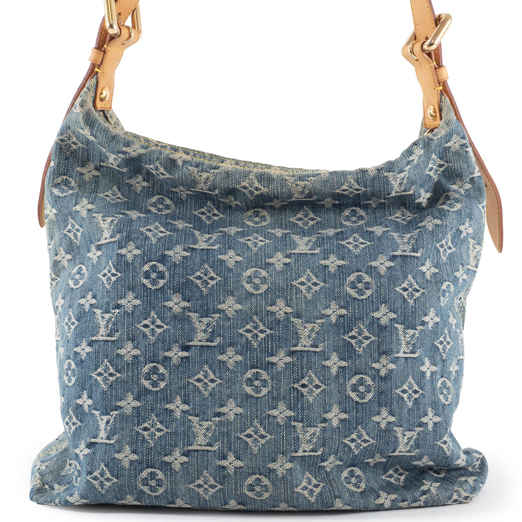 ルイヴィトン LOUIS VUITTON バッグ モノグラム デニム 中古 バギーGM