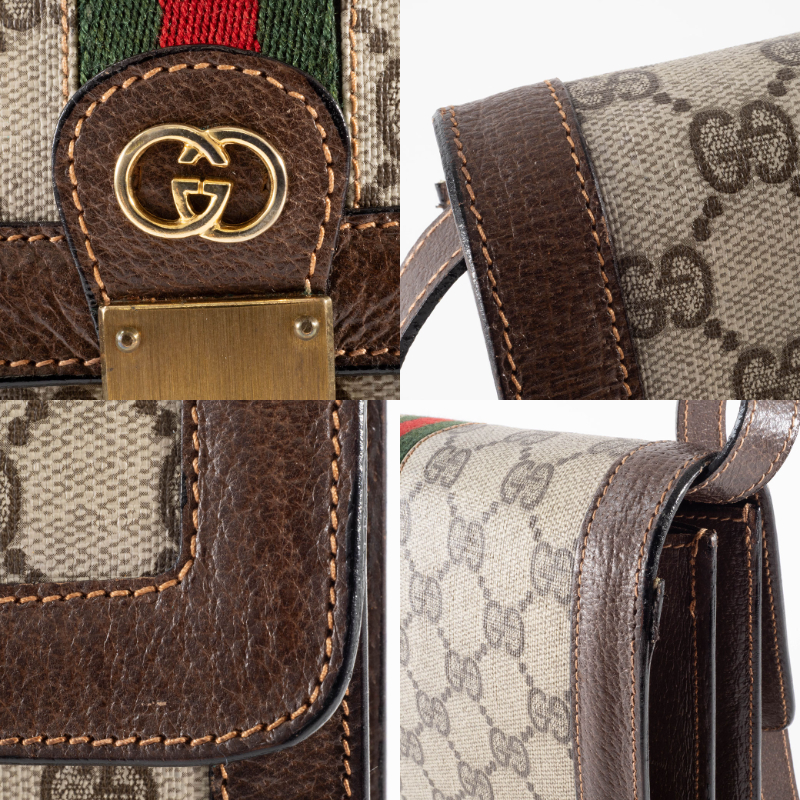 GG グッチ バッグ ショルダー レディース 中古 シェリーライン グッチ