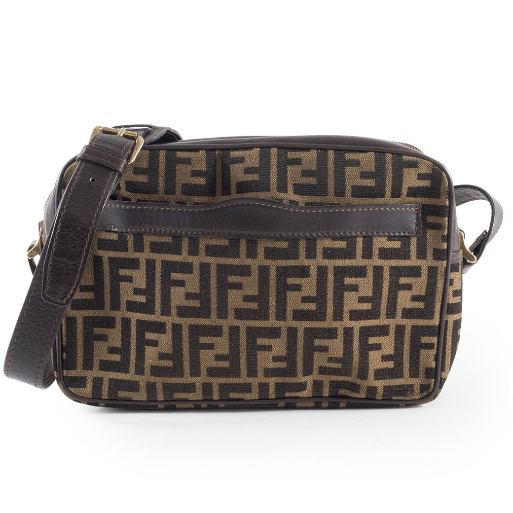 フェンディ FENDI バッグ 中古 ズッカ ショルダーバッグ キャンバス