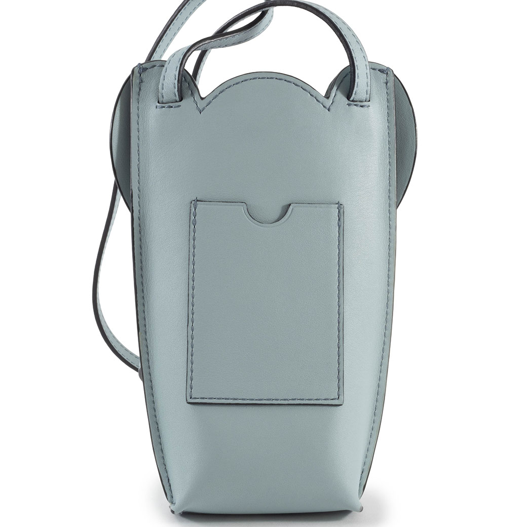 ロエベ　エレファント　スマホポーチ ロエベ エレファント ポケット ショルダーバッグ 692245 レザー ライト