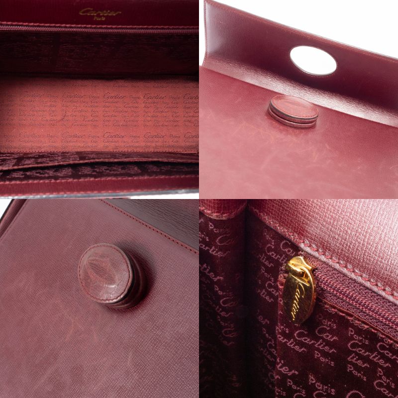 Cartier（カルティエ） マストライン ハンドバッグ カーフレザー
