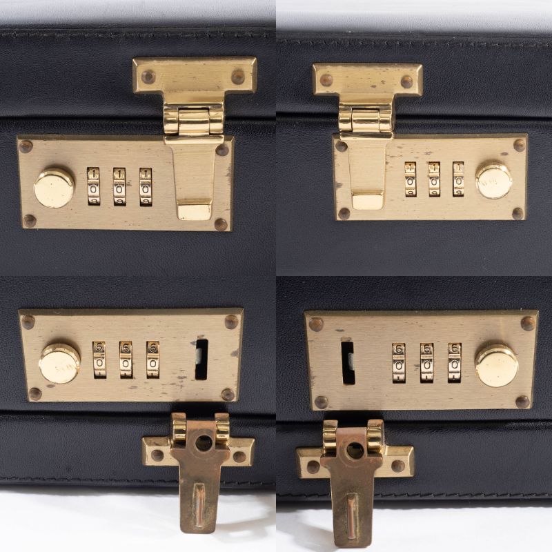 ダンヒル アタッシュケース ビジネスバッグ レザー ブラック メンズ