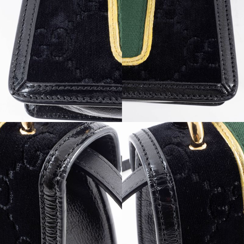 GUCCI（グッチ） バッグ 緑 赤 中古 ショルダー レディース シルヴィ