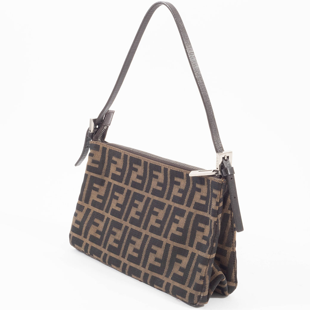 FENDI（フェンディ） ズッカ アクセサリーポーチ ショルダーバッグ