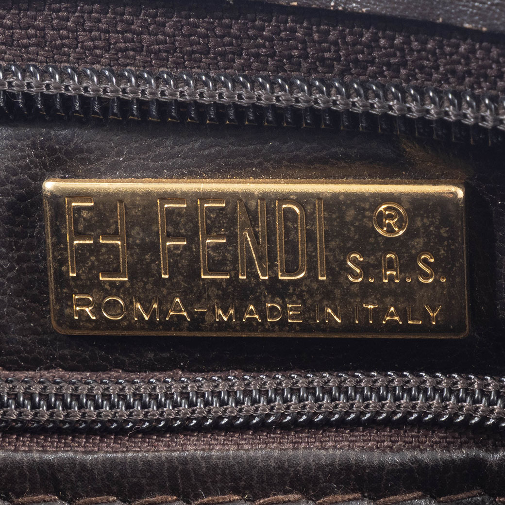 FENDI（フェンディ） ヴィンテージ ズッカ ハンドバッグ キャンバスx