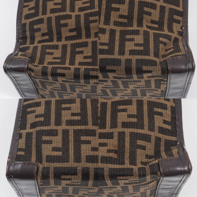 FENDI（フェンディ） ヴィンテージ ズッカ ハンドバッグ キャンバスx