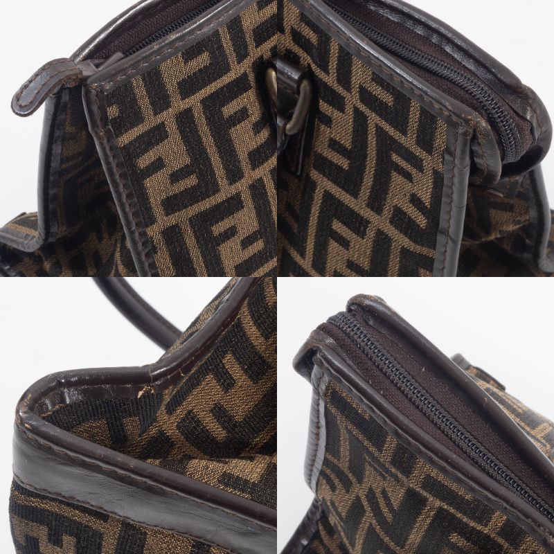 FENDI（フェンディ） ヴィンテージ ズッカ ハンドバッグ キャンバスx