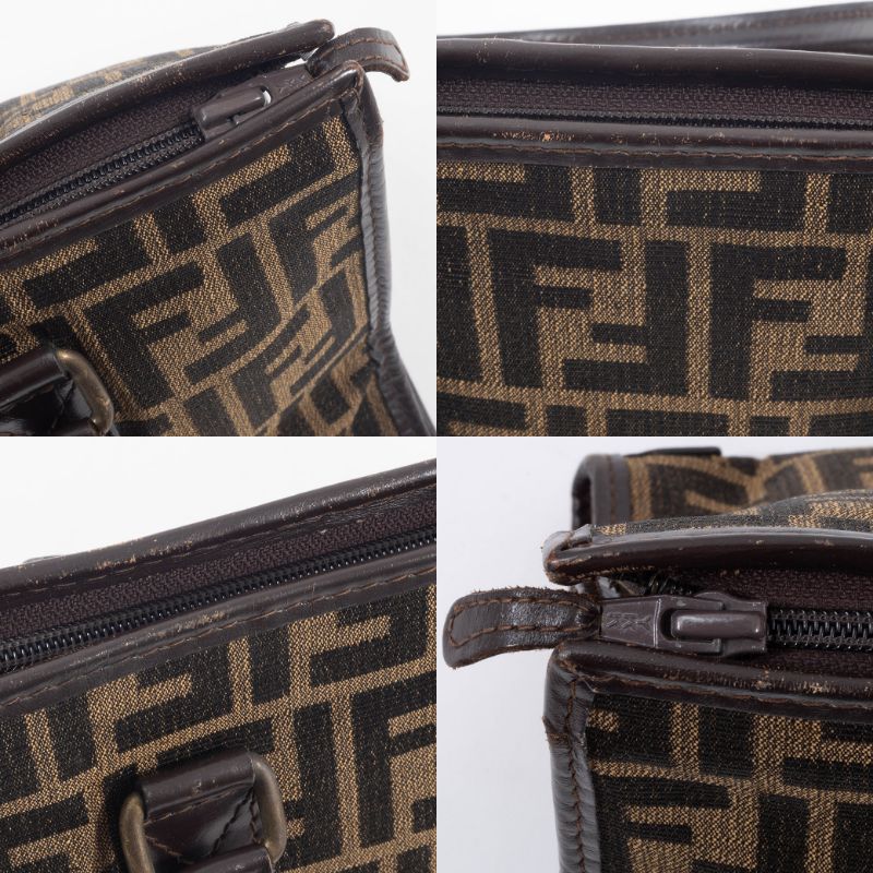 FENDI（フェンディ） ヴィンテージ ズッカ ハンドバッグ キャンバスx
