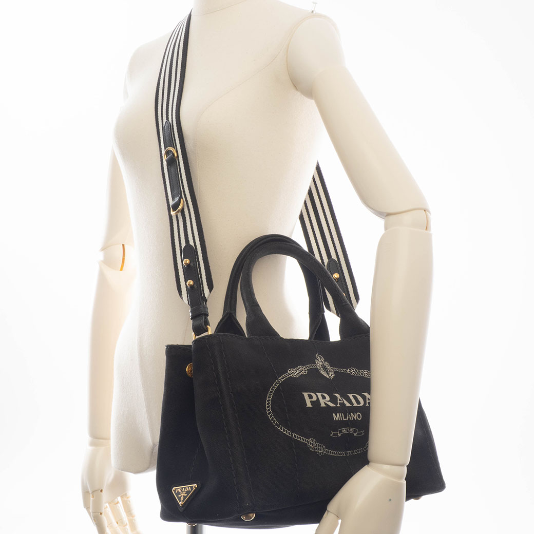 PRADA（プラダ） バッグ 中古 2way ショルダーバッグ カナパ トート
