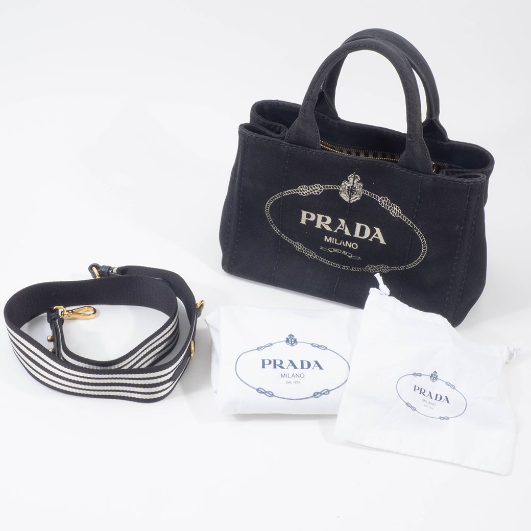 PRADA（プラダ） バッグ 中古 2way ショルダーバッグ カナパ トート