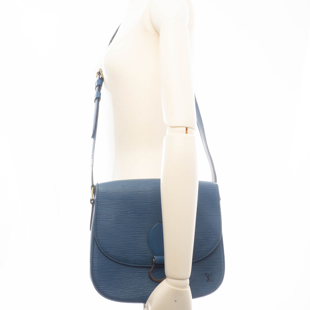 【6db1397-k】ルイヴィトン ショルダーバッグ エピ サンクルー M52195 トレドブルー【中古】レディース LOUIS VUITTON - ☆最終価格【6db1397-k】ルイヴィトン ショルダー