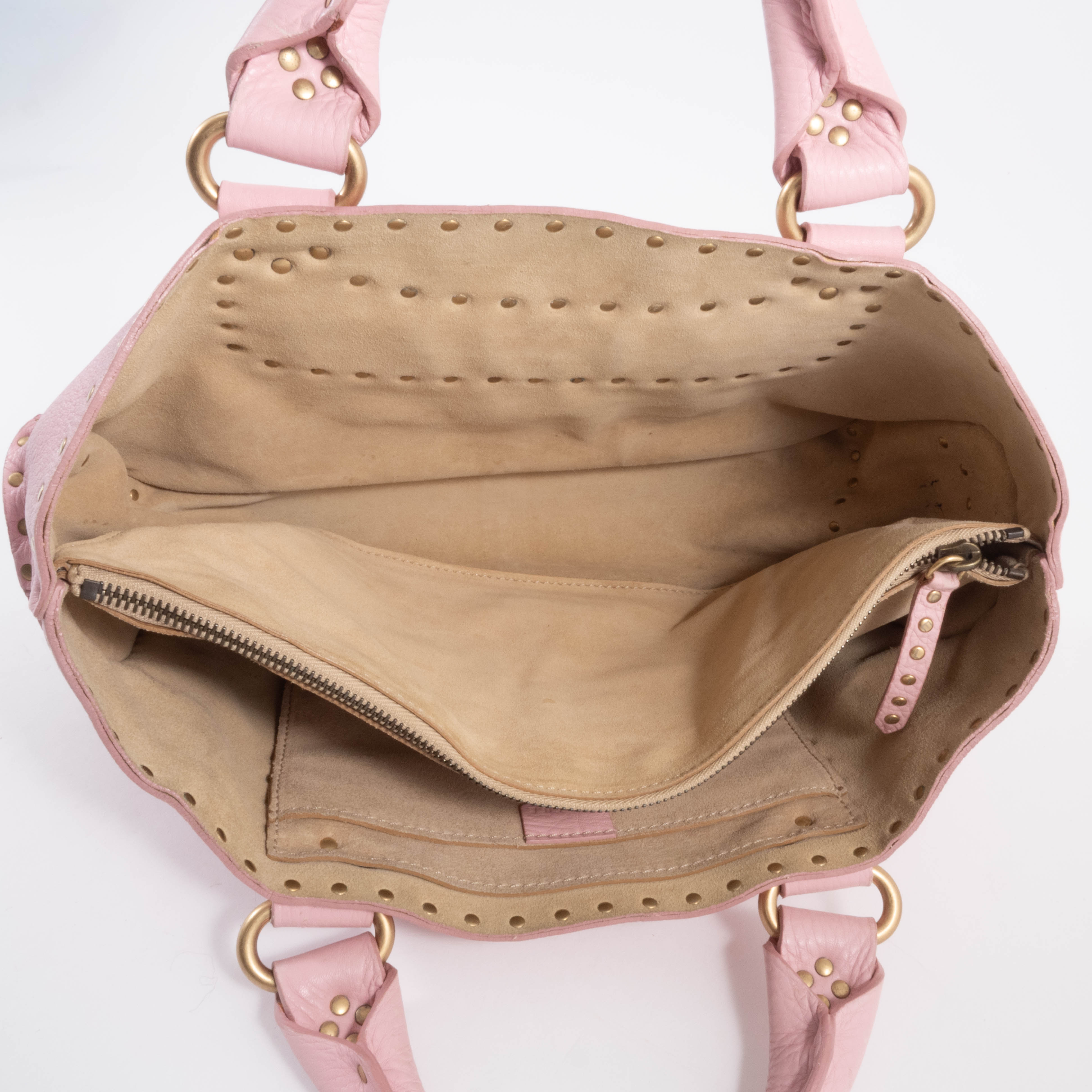 セリーヌ ブギーバッグ ハンドバッグ CE00/34 レザー ピンク