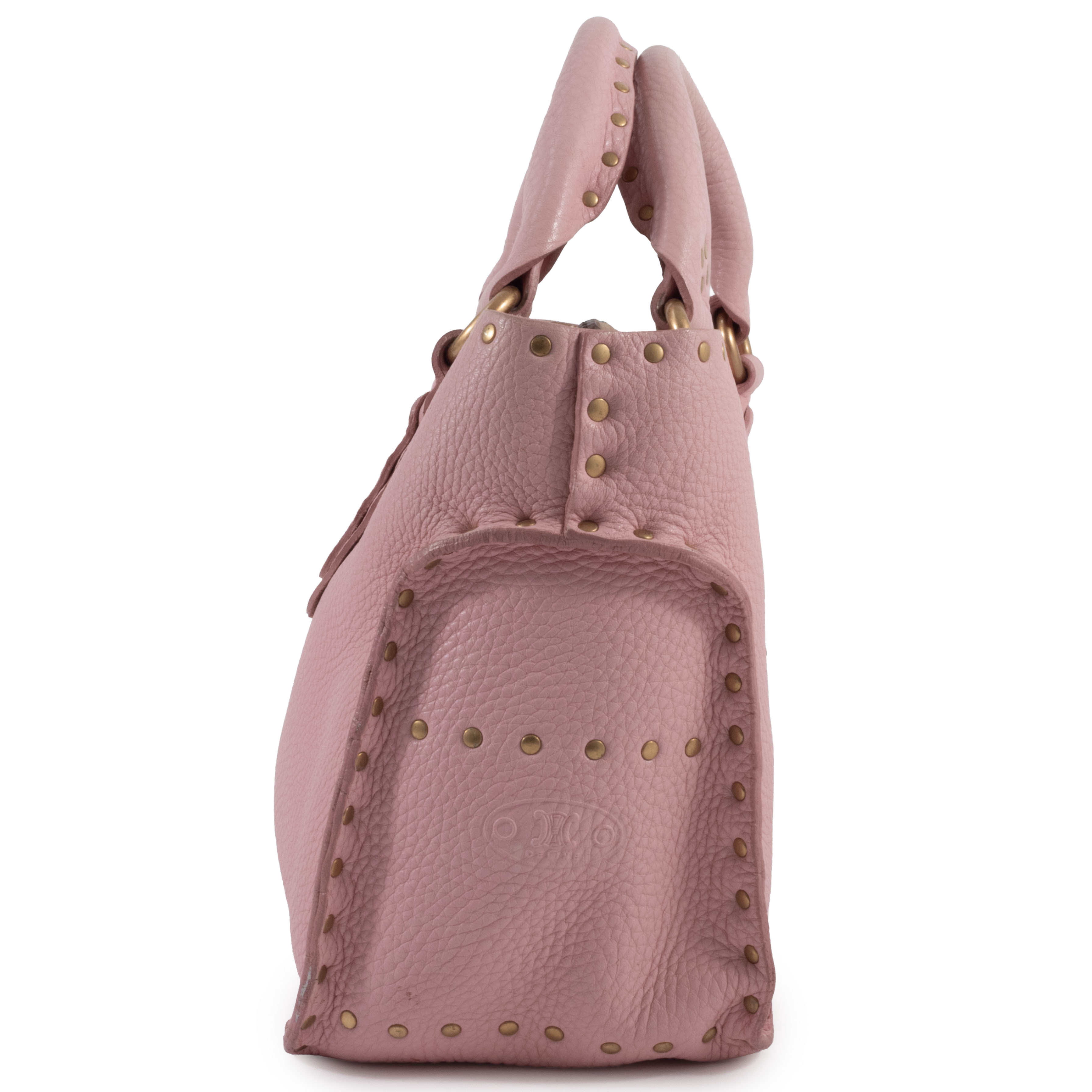 セリーヌ ブギーバッグ ハンドバッグ CE00/34 レザー ピンク