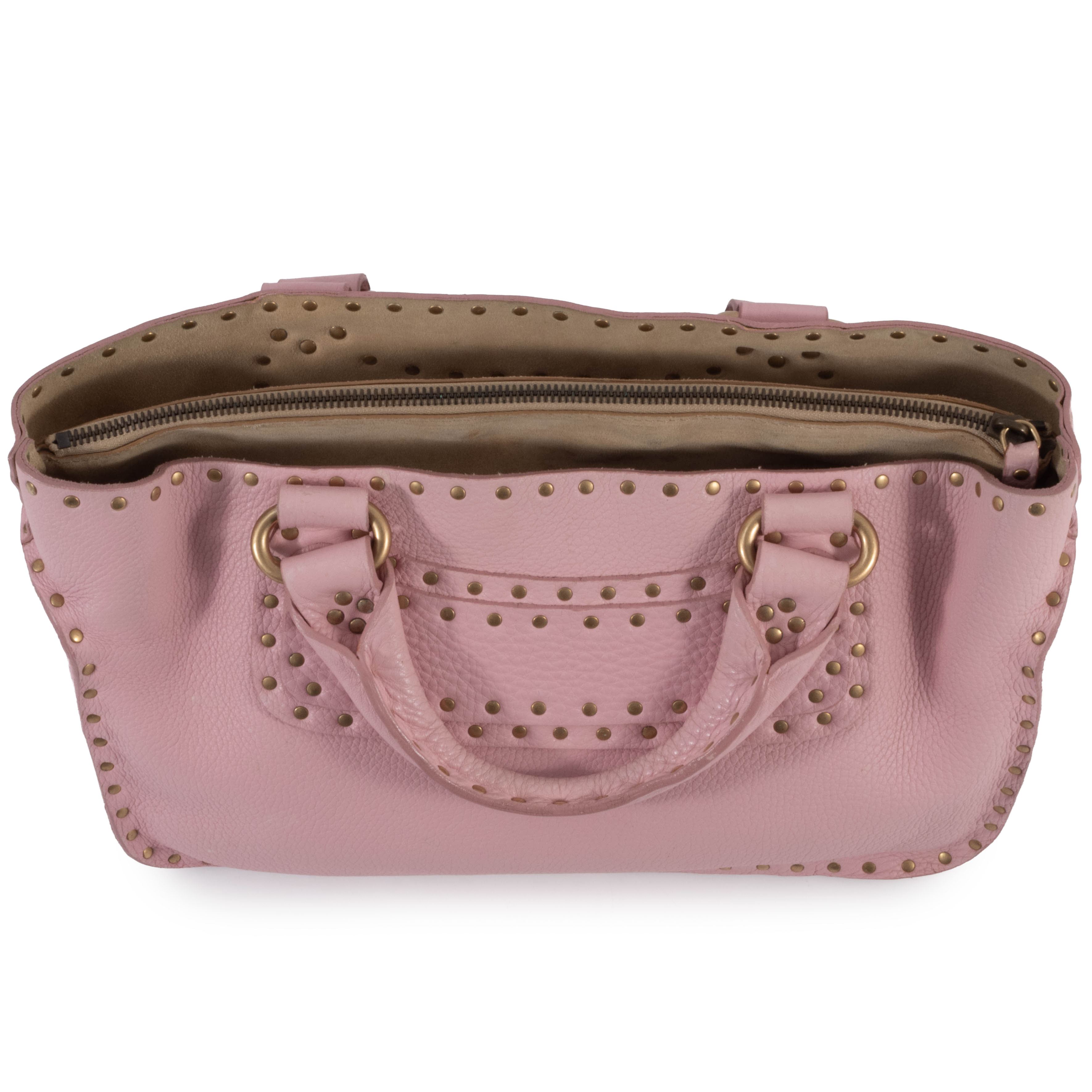 セリーヌ ブギーバッグ ハンドバッグ CE00/34 レザー ピンク