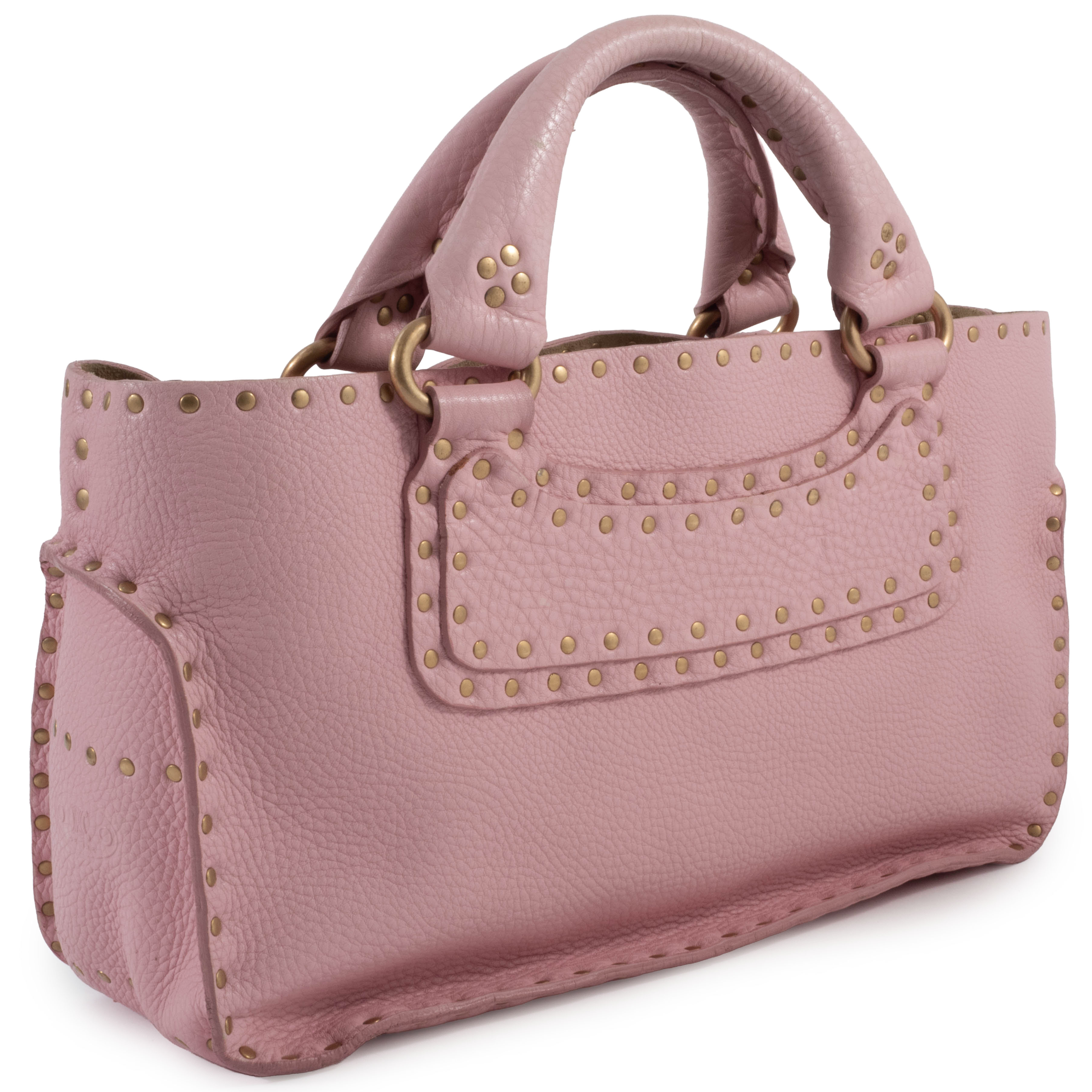 セリーヌ ブギーバッグ ハンドバッグ CE00/34 レザー ピンク