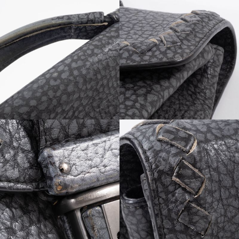 ボッテガ・ヴェネタ グレー レザービジネスバッグ BOTTEGA VENETA（ボッテガ・ヴェネタ） ビジネスバッグ ブリーフケース