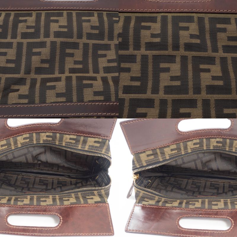 FENDI（フェンディ） ズッカ ハンドバッグ 2288-26600-89 キャンバスx