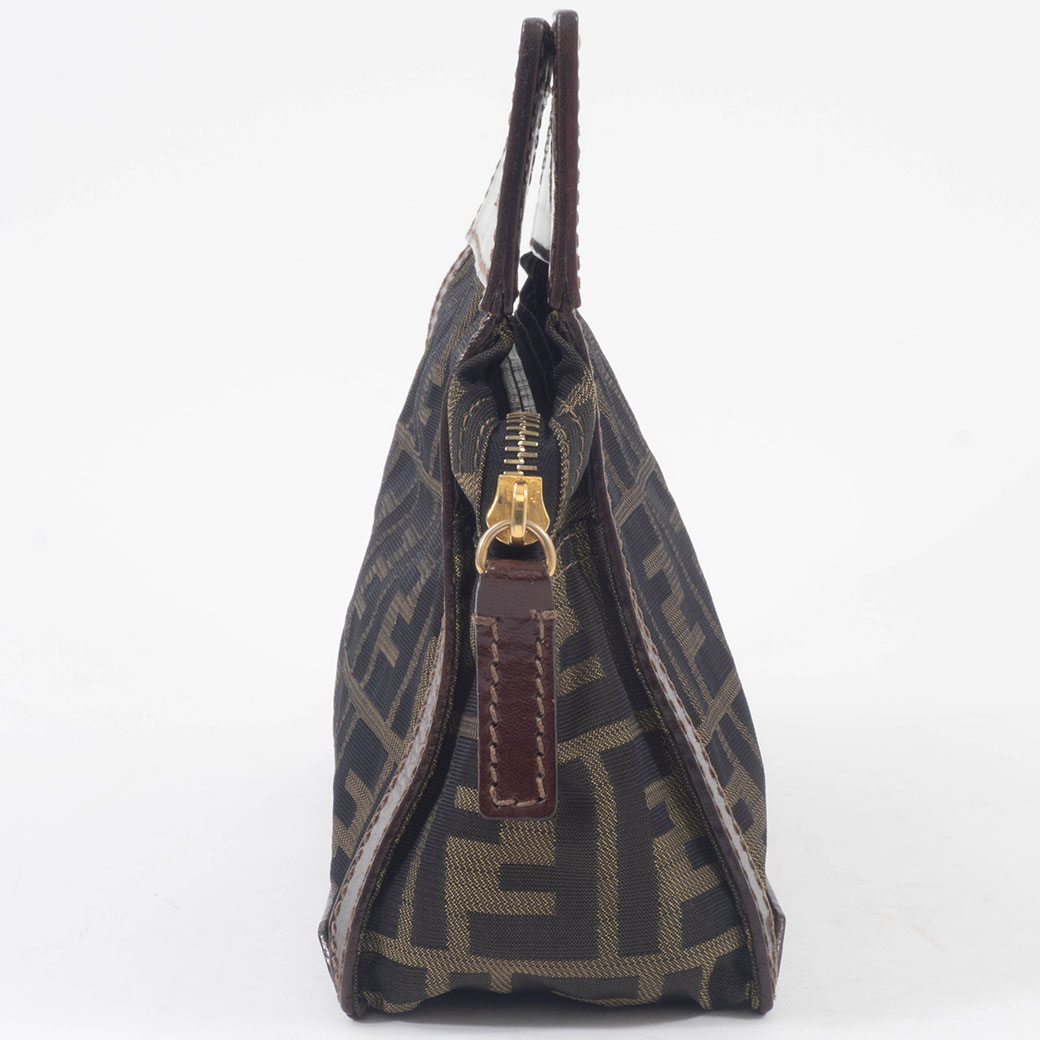 FENDI（フェンディ） ズッカ ハンドバッグ 2288-26600-89 キャンバスx