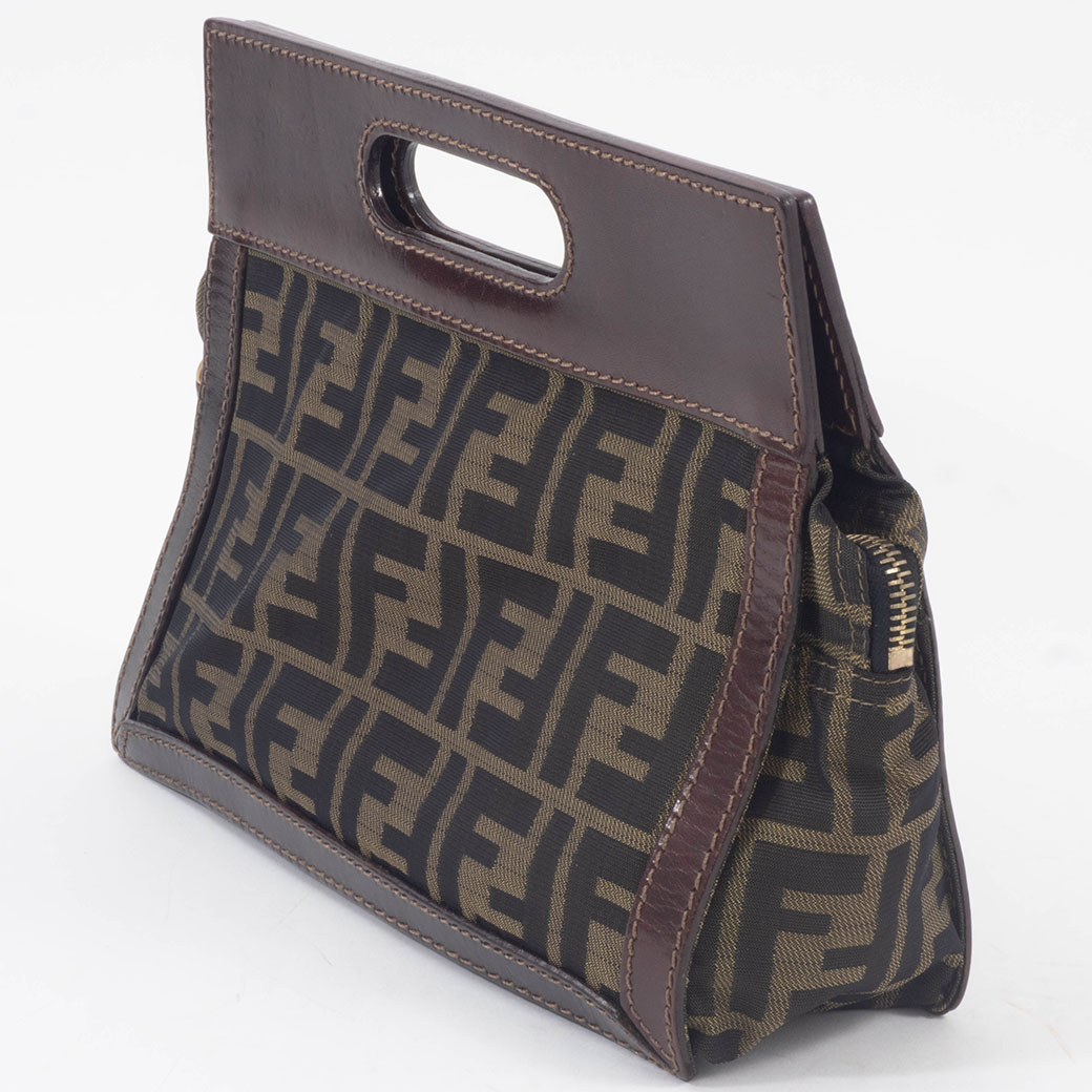 FENDI（フェンディ） ズッカ ハンドバッグ 2288-26600-89 キャンバスx
