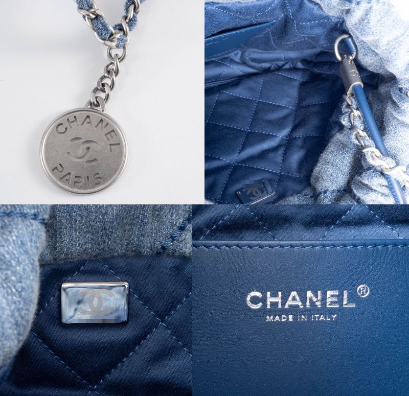 CHANEL（シャネル） バッグ 22 ショルダーバッグ ウォッシュド デニム