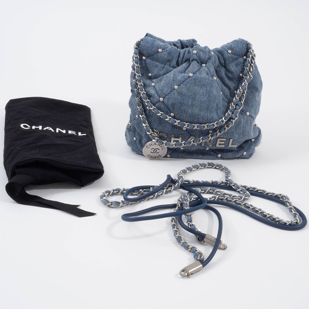 CHANEL（シャネル） バッグ 22 ショルダーバッグ ウォッシュド デニム