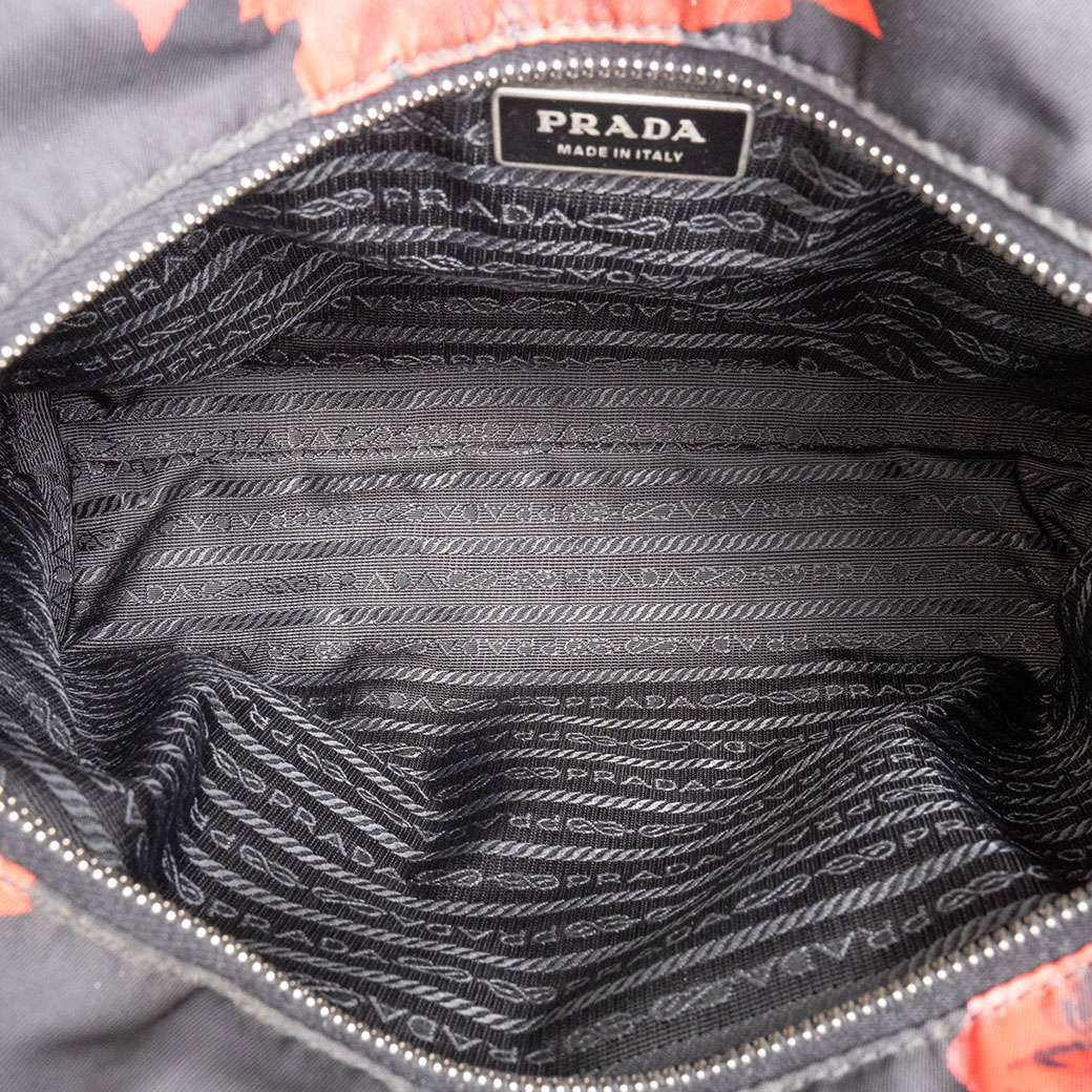 PRADA（プラダ） バッグ フラワープリント ハンドバッグ BN1066
