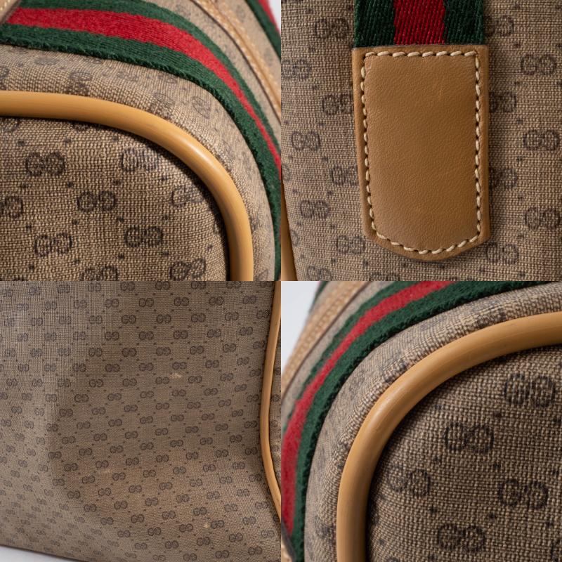 GG グッチ バッグ メンズ 中古 ボストンバッグ オールドグッチ