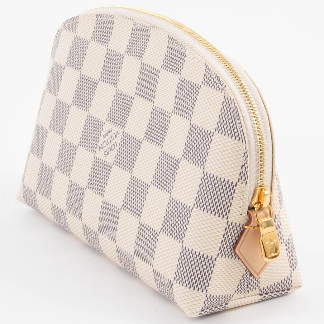 ルイヴィトン N60024 ポーチ ブラウン  LOUIS VUITTON 化粧用ポーチ ダミエ アズール ルイヴィトンコピー ポシェット・コスメティック PM 化粧用ポーチ