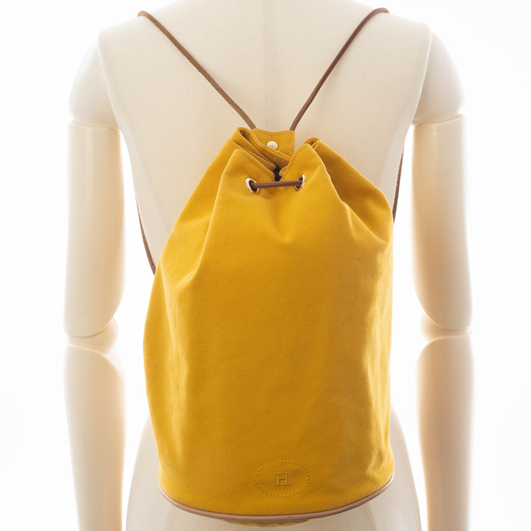 エルメス HERMES ポロションミミルGM ショルダーバッグ バッグ トワルオフィシエ トワルオフィシエ レディース イエロー系 【中古】 HERMES - エルメス HERMES ポロションミミルGM ショルダーバッグ