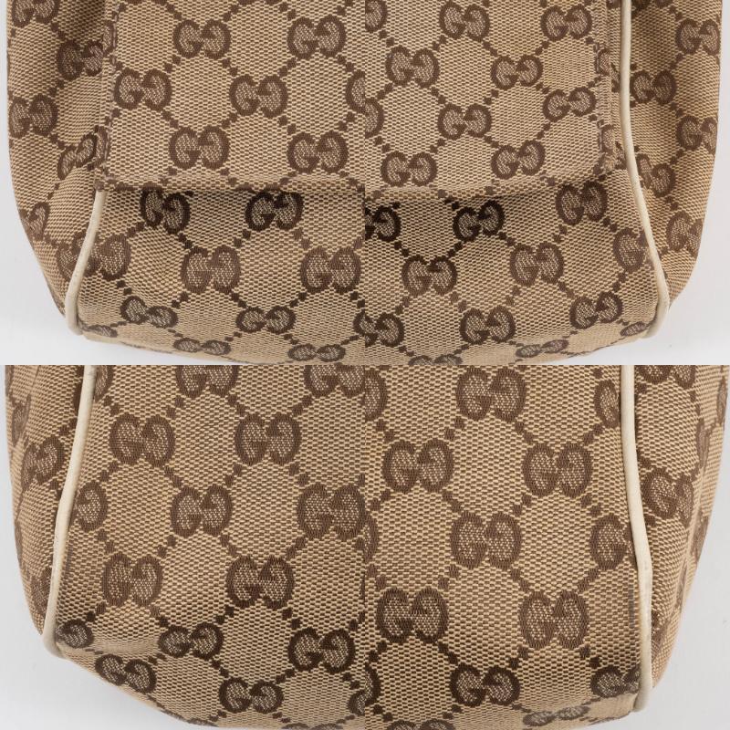 グッチ GUCCI GGキャンバス ショルダーバッグ バッグ キャンバス レザー レディース ベージュ系 / アイボリー系 146236 【中古】 GUCCI - グッチ GUCCI GGキャンバス ショルダーバッグ バッグ