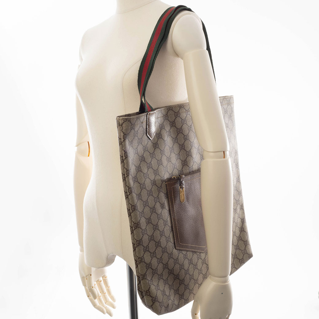 GUCCI（グッチ） バッグ 緑 赤 中古 トート レディース オールドグッチ