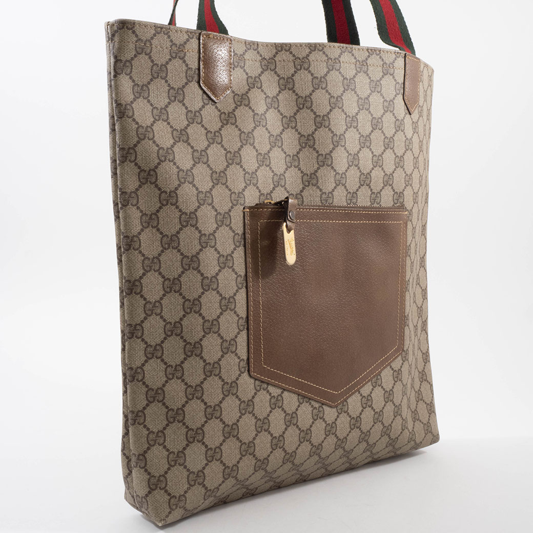 GUCCI（グッチ） バッグ 緑 赤 中古 トート レディース オールドグッチ